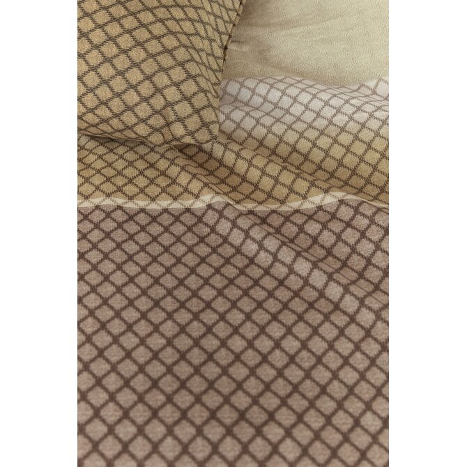 Beddinghouse Dekbedovertrek Riven Naturel 200x200/220 cm