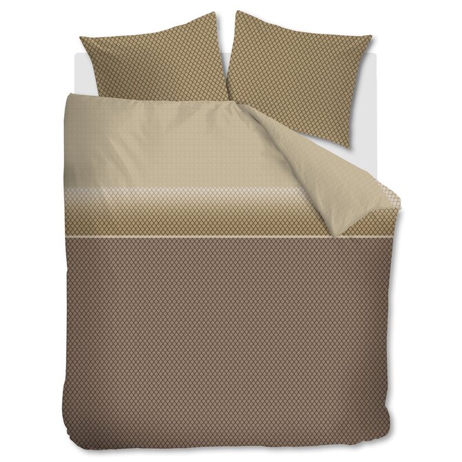 Beddinghouse Dekbedovertrek Riven Naturel 200x200/220 cm