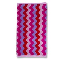 KAAT Amsterdam Strandlaken Waves Multi 100x180 cm