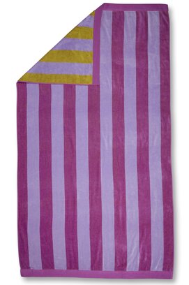KAAT Amsterdam Strandlaken Bora Bora Beachtowel Paars 100x180 cm