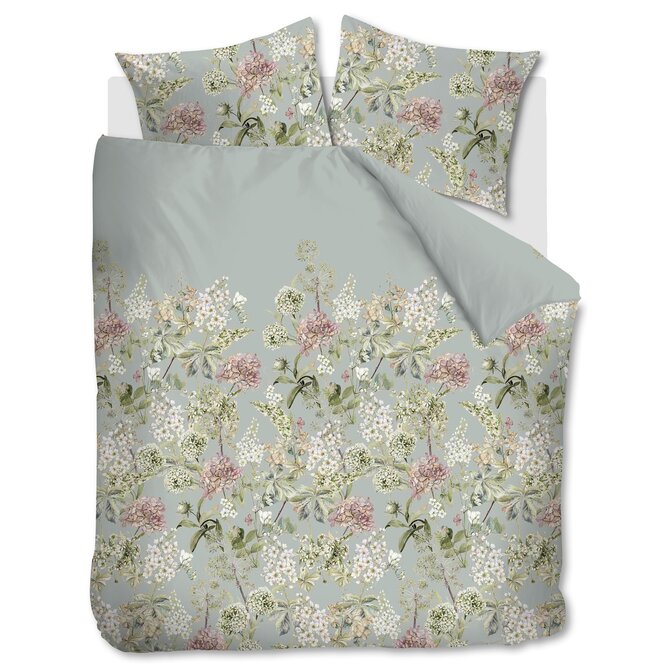 Ariadne at Home Dekbedovertrek Corsage Groen 200x200/220 cm