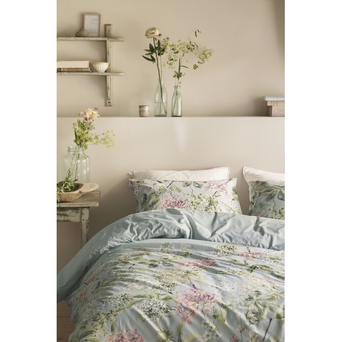Ariadne at Home Dekbedovertrek Corsage Groen 260x200/220 cm