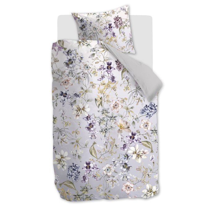 Kardol by Beddinghouse Dekbedovertrek Branche Grey Green 240x200/220 cm