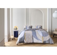 Kardol by Beddinghouse Dekbedovertrek Archi Blauwgrijs 200x200/220 cm