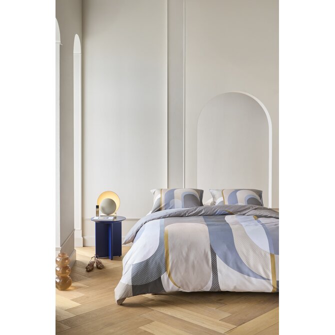 Kardol by Beddinghouse Dekbedovertrek Archi Blauwgrijs 260x200/220 cm