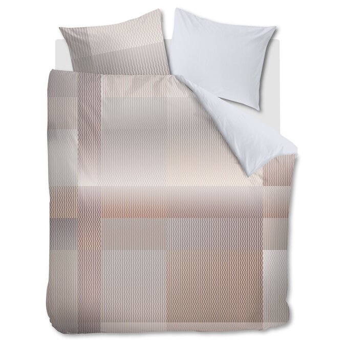 Kardol by Beddinghouse Dekbedovertrek Digital Weave Grey Green 240x200/220 cm