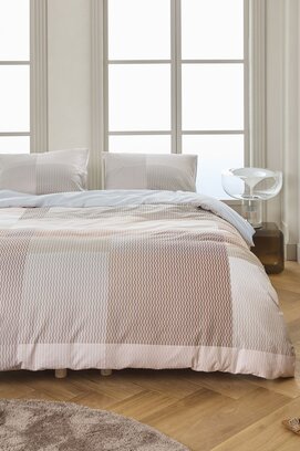 Kardol by Beddinghouse Dekbedovertrek Digital Weave Grey Green 140x200/220 cm