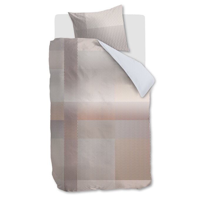 Kardol by Beddinghouse Dekbedovertrek Digital Weave Grey Green 140x200/220 cm