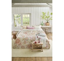 Pip Studio Dekbedovertrek  Bombay Bold Gebroken wit 140x200/220 cm