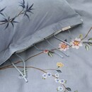 Pip Studio Pip Studio Dekbedovertrek  Bamboo Blossom Licht blauw 140x200/220 cm