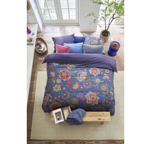 Pip Studio Dekbedovertrek  Bombay Bold Donkerblauw 260x200/220 cm