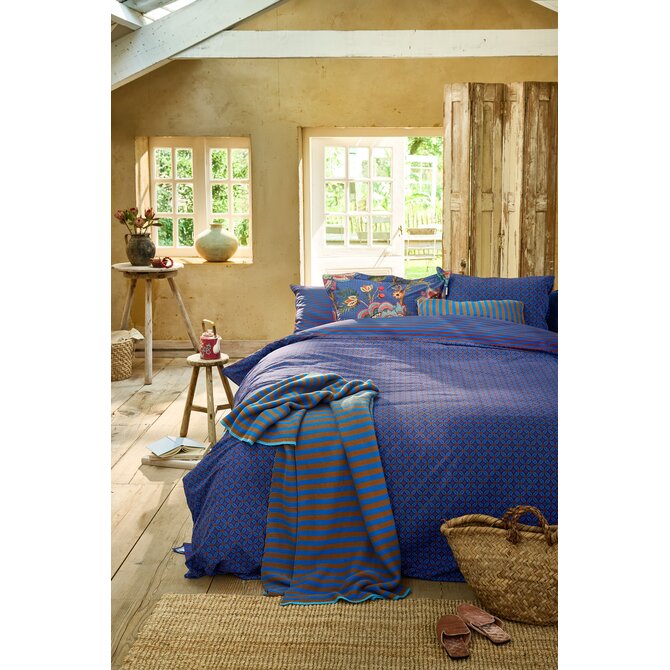 Pip Studio Dekbedovertrek  Alvida Donkerblauw 240x200/220 cm