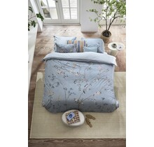 Pip Studio Dekbedovertrek  Bamboo Blossom Licht blauw 200x200/220 cm