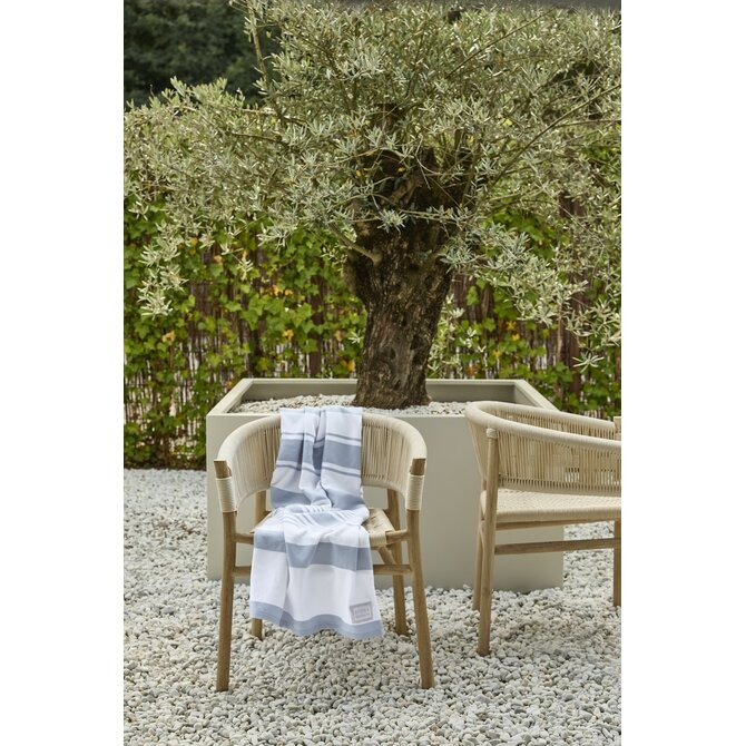 Rivièra Maison Strandlaken Matteo Blauw 90x180 cm