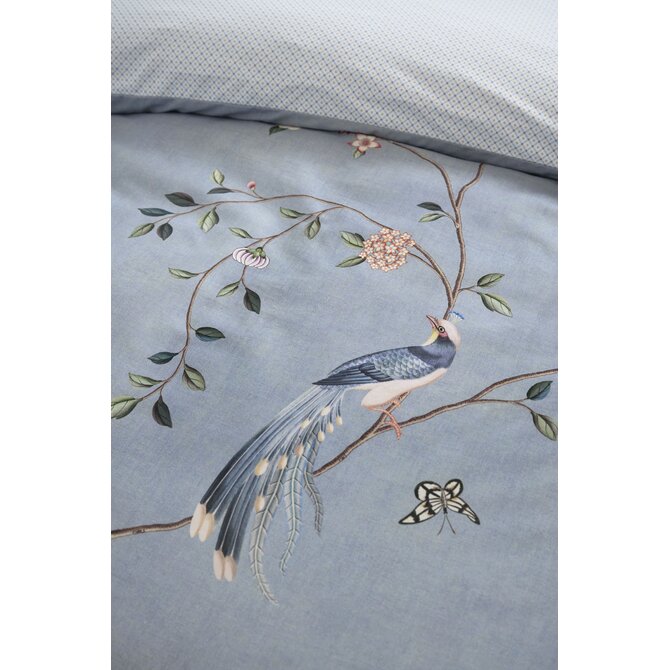 Pip Studio Bamboo Blossom kussensloop 60x70 Lichtblauw