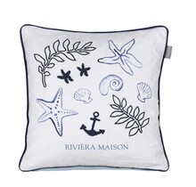 Rivièra Maison Sail Away Cushion Blauw 45x45 cm