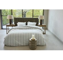 Rivièra Maison Dekbedovertrek Silvan Groen 200x200/220 cm