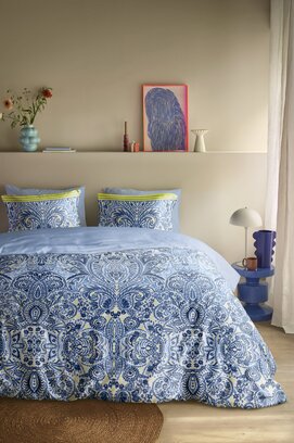 Oilily Dekbedovertrek Linzi Blauw 260x200/220 cm