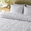 Rivièra Maison Rivièra Maison Dekbedovertrek Ruffle Wit 200x200/220 cm