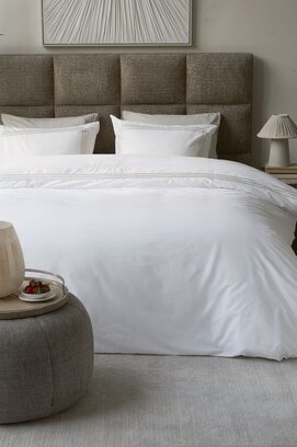 Rivièra Maison Dekbedovertrek Leandro Zand 140x200/220 cm