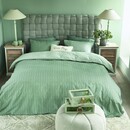 Rivièra Maison Rivièra Maison Dekbedovertrek Bambu Groen 200x200/220 cm