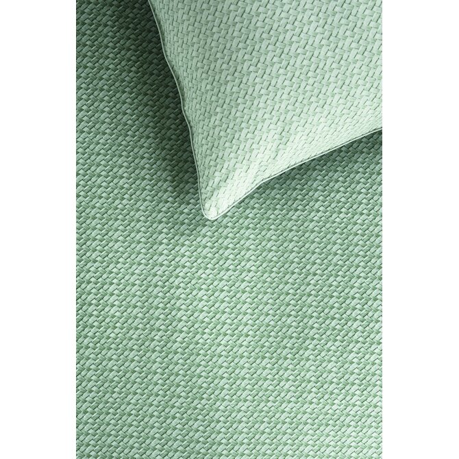 Rivièra Maison Dekbedovertrek Bambu Groen 200x200/220 cm