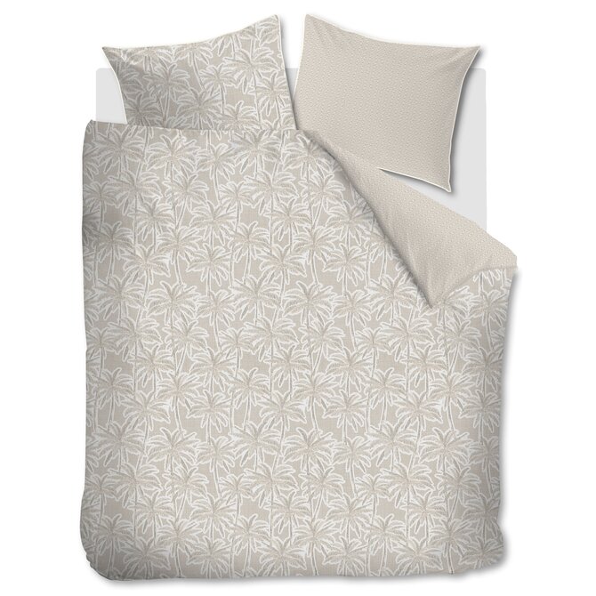 Rivièra Maison Dekbedovertrek Palm Paradise Zand 140x200/220 cm
