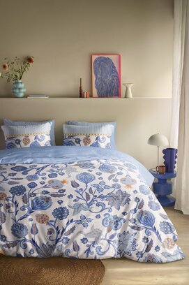 Oilily Dekbedovertrek Taya Blauw 140x200/220 cm