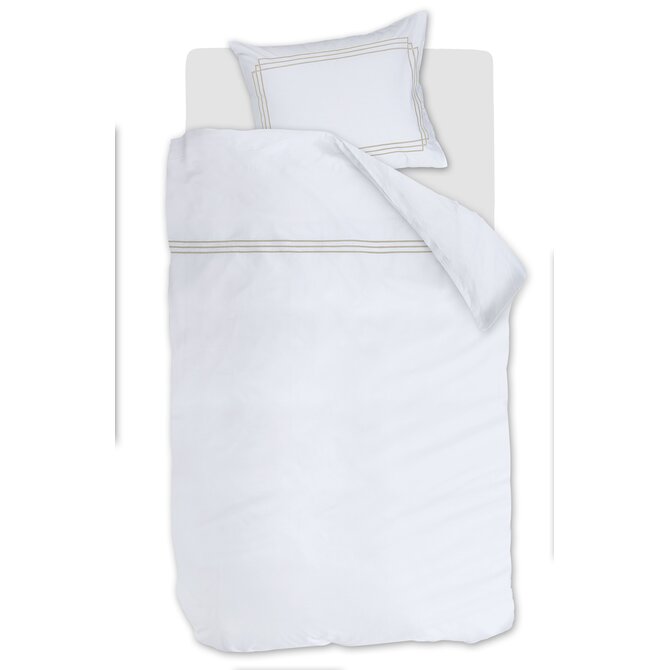 Rivièra Maison Dekbedovertrek Leandro Zand 240x200/220 cm