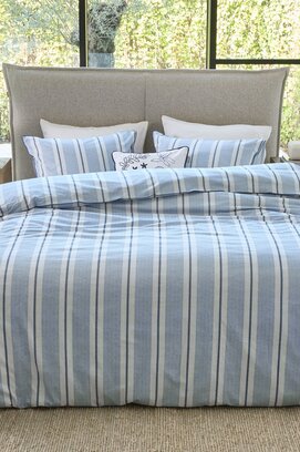 Rivièra Maison Dekbedovertrek Silvan Blauw 200x200/220 cm