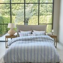 Rivièra Maison Rivièra Maison Dekbedovertrek Silvan Blauw 200x200/220 cm