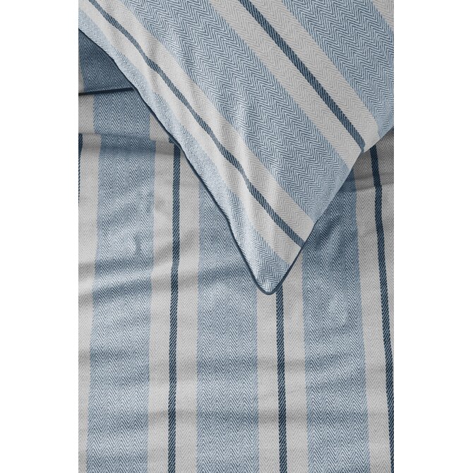 Rivièra Maison Dekbedovertrek Silvan Blauw 200x200/220 cm