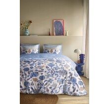 Oilily Dekbedovertrek Taya Blauw 200x200/220 cm