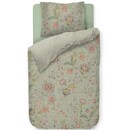 Pip Studio Pip Studio Dekbedovertrek  Mumbai Morning Licht groen 260x200/220 cm