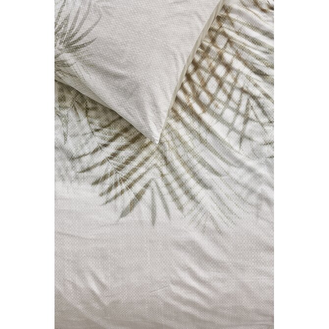 Rivièra Maison Dekbedovertrek Palm Shade Naturel 240x200/220 cm