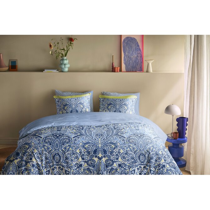 Oilily Dekbedovertrek Linzi Blauw 200x200/220 cm