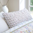 Pip Studio Pip Studio Kairi Bloom Quilted Cushion Licht blauw 45x70 cm