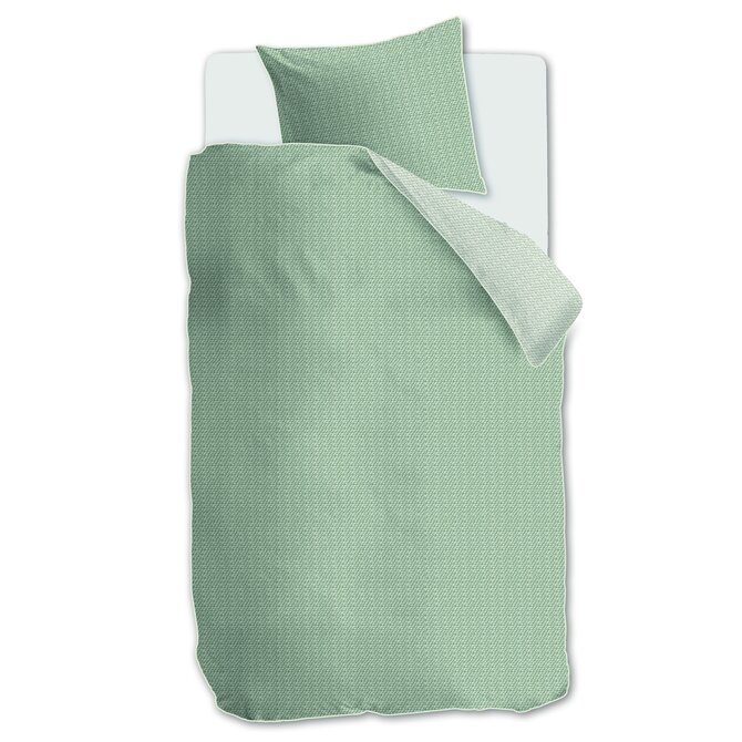Rivièra Maison Dekbedovertrek Bambu Groen 260x200/220 cm