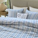 Rivièra Maison Rivièra Maison Dekbedovertrek Silvan Blauw 140x200/220 cm