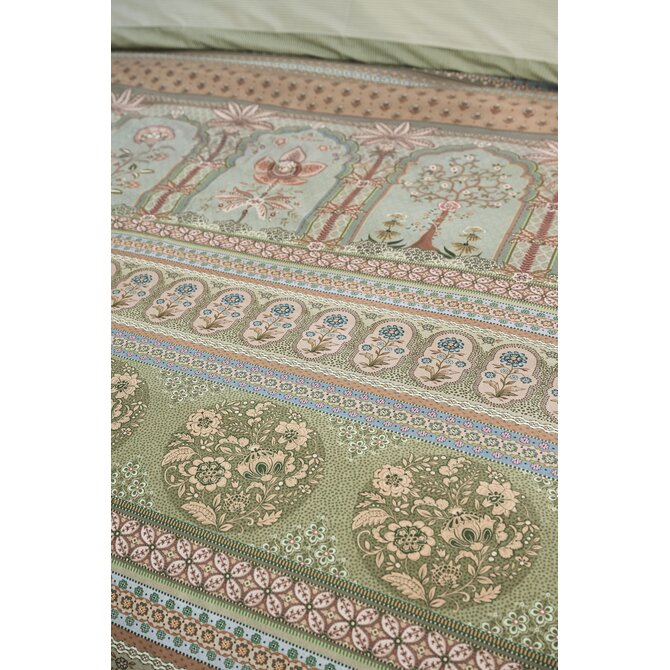 Pip Studio Dekbedovertrek  Bollywood Dreams Groen 240x200/220 cm