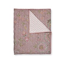 Pip Studio Mumbai Morning Quilt Roze 270x260 cm