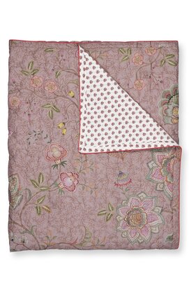 Pip Studio Mumbai Morning Quilt Roze 270x260 cm