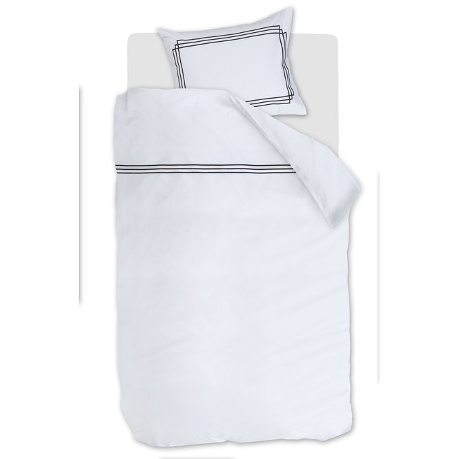 Rivièra Maison Dekbedovertrek Leandro Marineblauw 140x200/220 cm