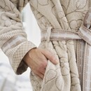 Pip Studio Pip Studio Jasmin Jacquard Badjas Zand S