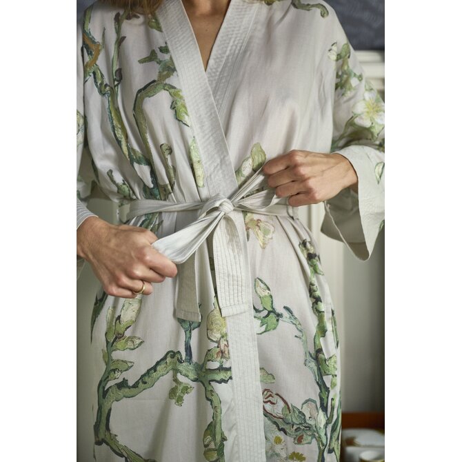 Beddinghouse x Van Gogh Museum Almond Blossom Kimono Zand S/M