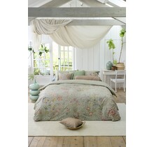 Pip Studio Kussensloop Mumbai Morning Licht groen 60x70 cm