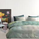 Dutch Design Beddinghouse Dutch Design Dekbedovertrek Lombard Street Groen 200x200/220 cm