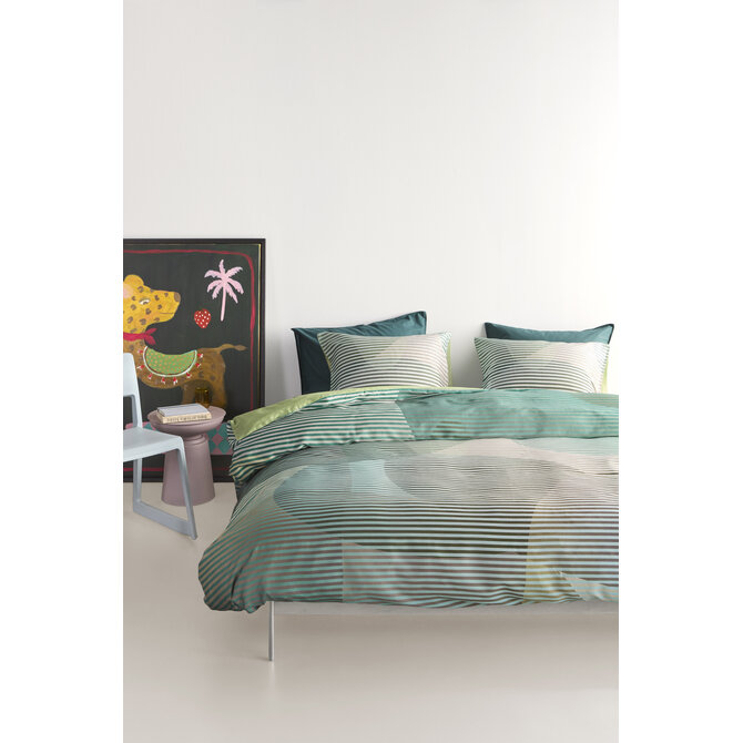 Beddinghouse Dutch Design Dekbedovertrek Lombard Street Groen 140x200/220 cm