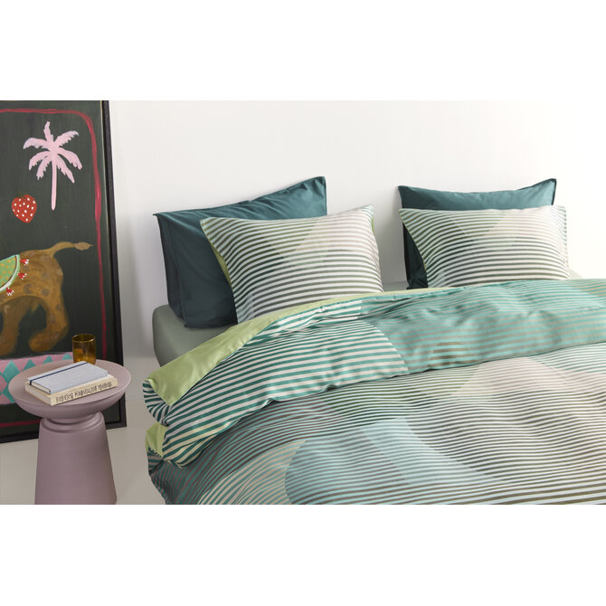 Beddinghouse Dutch Design Dekbedovertrek Lombard Street Groen 140x200/220 cm