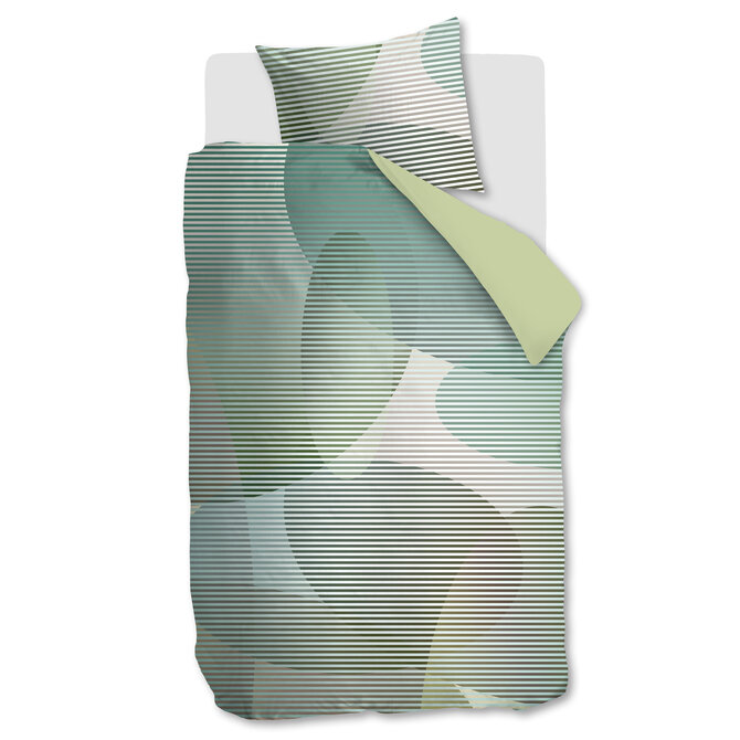 Beddinghouse Dutch Design Dekbedovertrek Lombard Street Groen 140x200/220 cm